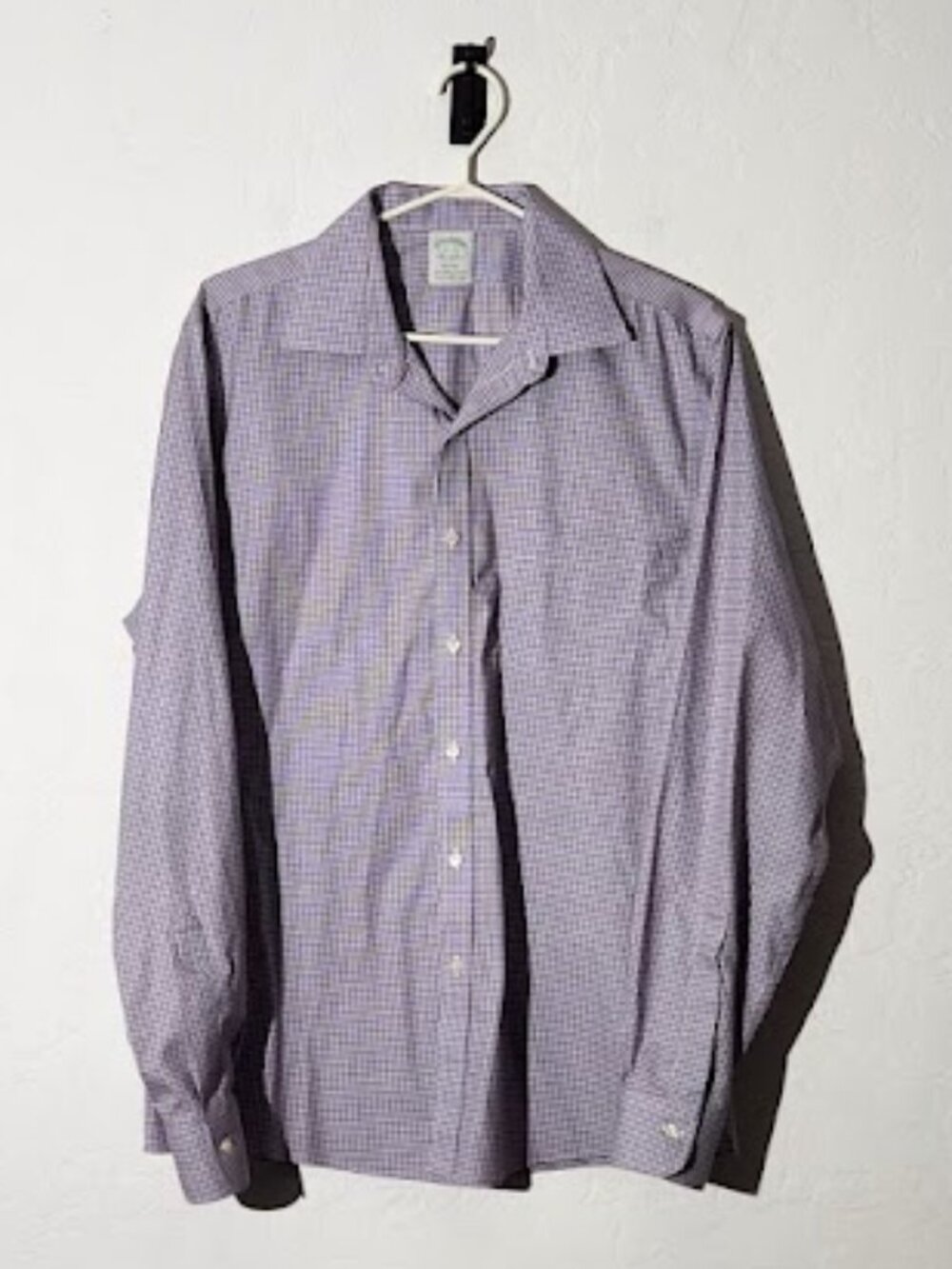 Brooks Brothers Milano Men's Long Sleeve Dress Shirt Size 16.5